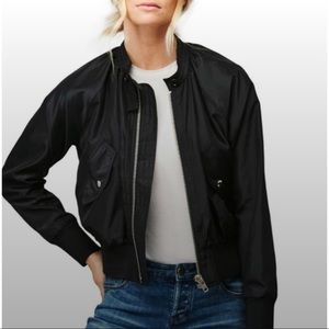 Free People Midnight Bomber Jacket